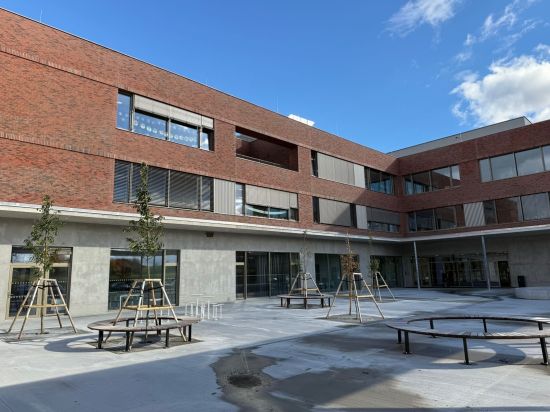 LIPEA - ZŠ VIDA, Chýně - Hostivice, cihlový pásek R 768 vascu terreno venito, cihlová fasáda