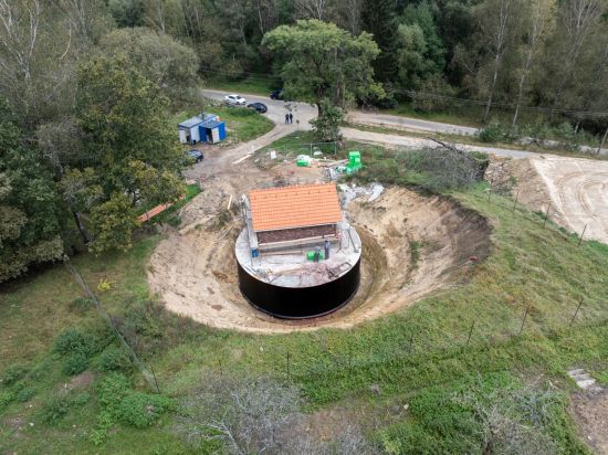 LIPEA- Vodojem Vrchbělá_lícová cihla Feldhaus Klinker K746 vascu cerasi rotado